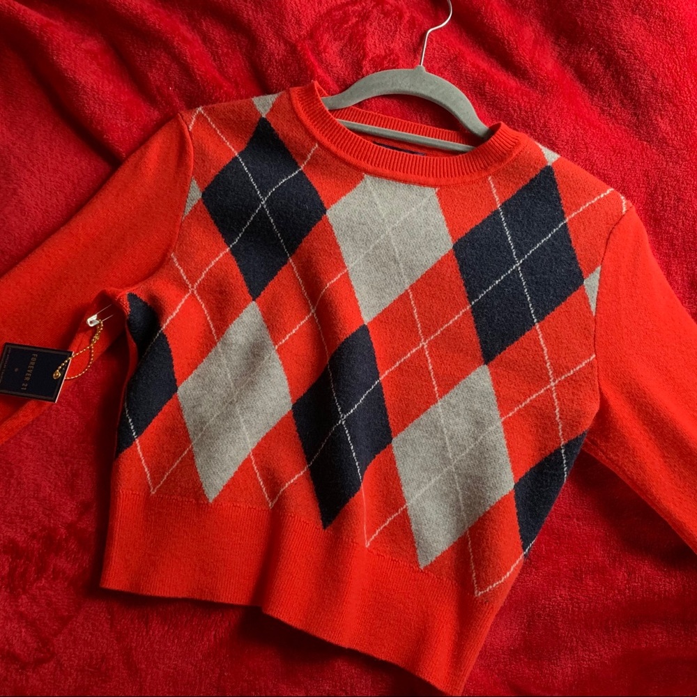 🤩forever 21 trendy red sweater! - Picture 1 of 6